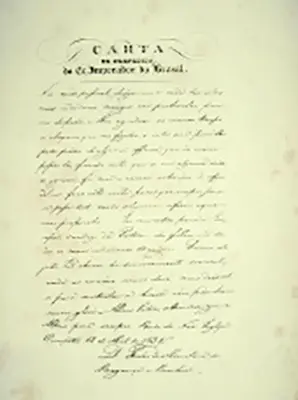 Documento antigo sobre governo, datado de 1837.