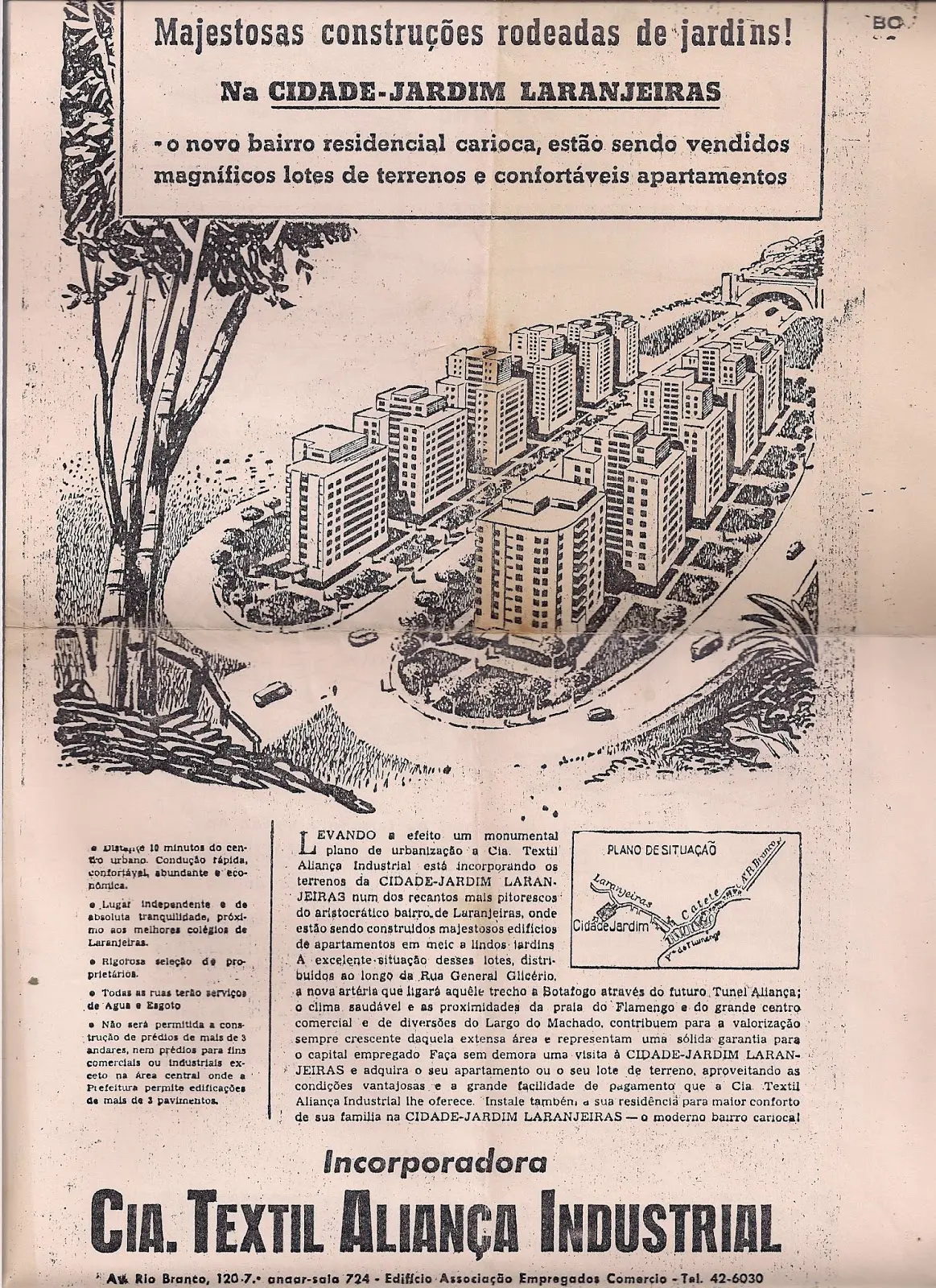 Projeto de desenvolvimento urbano com edifícios residenciais modernos e áreas verdes.