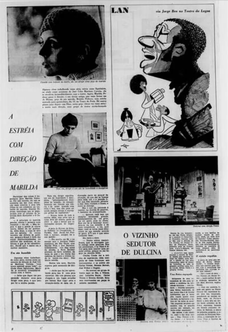“O vizinho sedutor de Dulcina”, Caderno B, Jornal do Brasil, 09/05/1971
