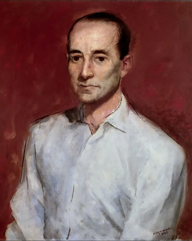 Retrato de Raymundo Ottoni de Castro Maya. Pintura de Candido Portinari em 1943