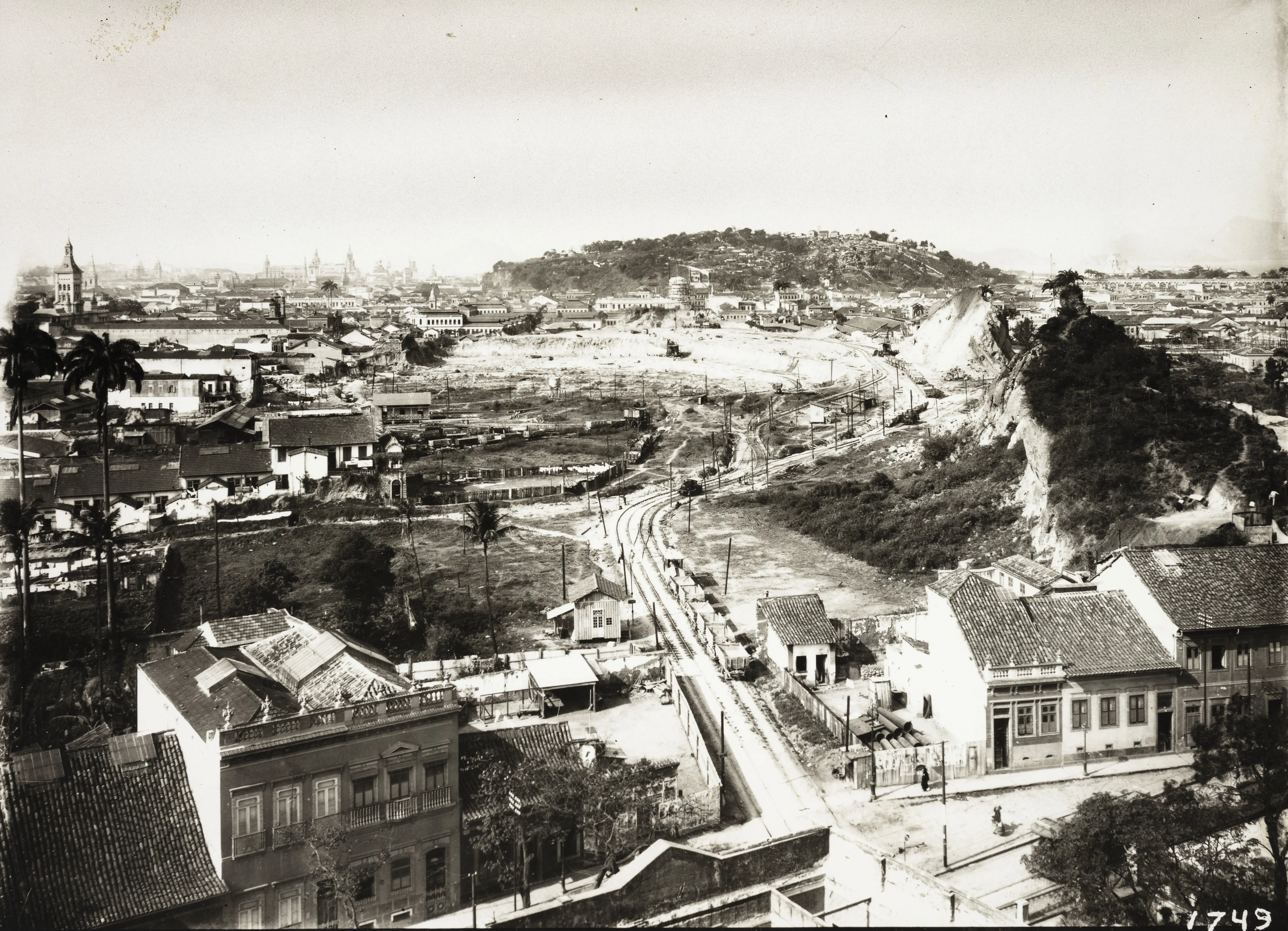 Desmonte do morro do Senado