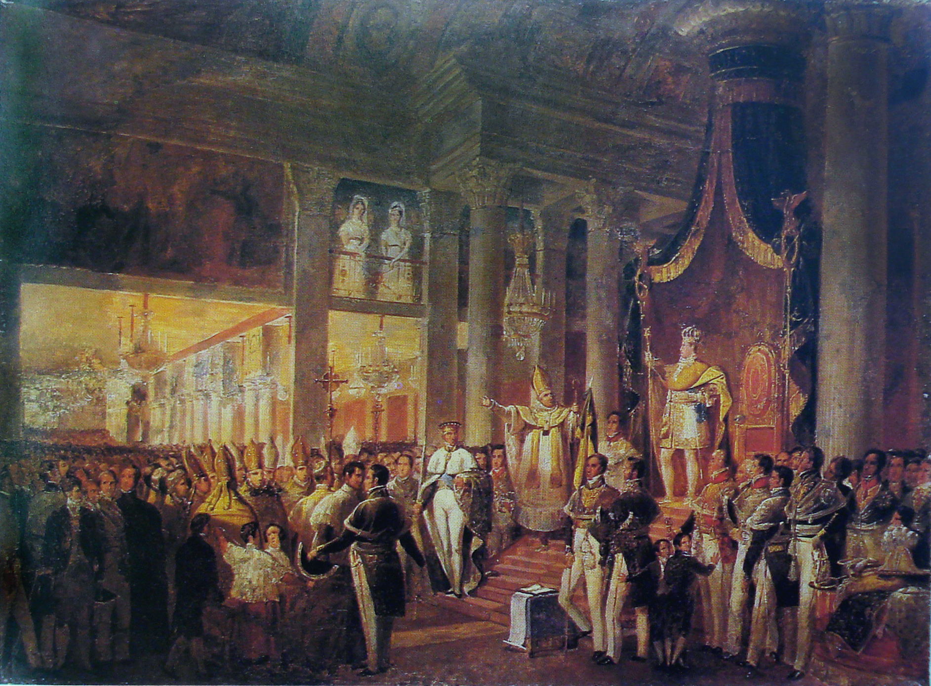 Sagração de D. Pedro II como Imperador do Brasil